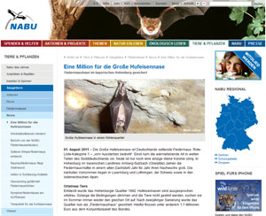 Artikel beim Naturschutzbund Deutschland